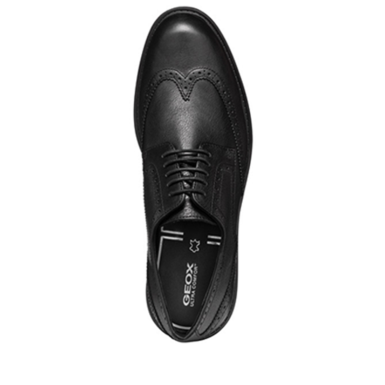 GEOX WALK PLEASURE Schnürschuhe in schwarz