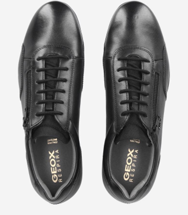 GEOX UOMO SYMBOL Sneaker in schwarz