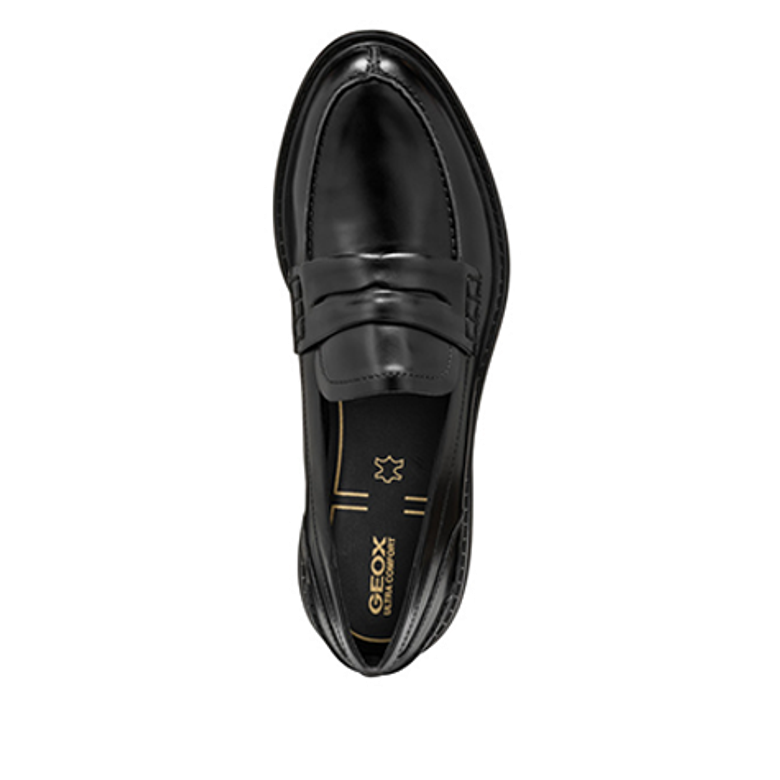 GEOX WALK PLEASURE Slipper & Mokassin in schwarz