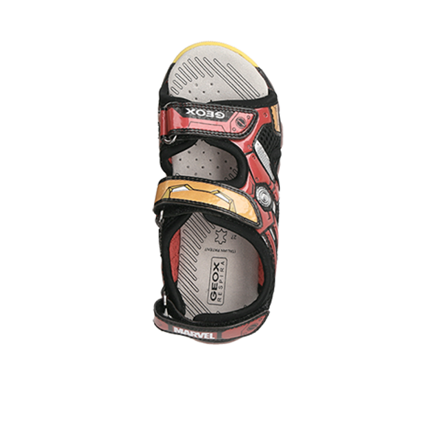 GEOX S.ANDROID Sandalen in schwarz