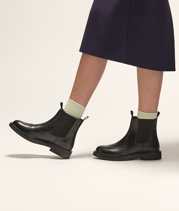 GEOX SERILDA Stiefeletten in schwarz