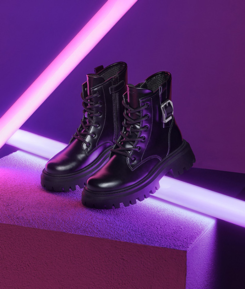 GEOX MAQUINNENS Boots in schwarz