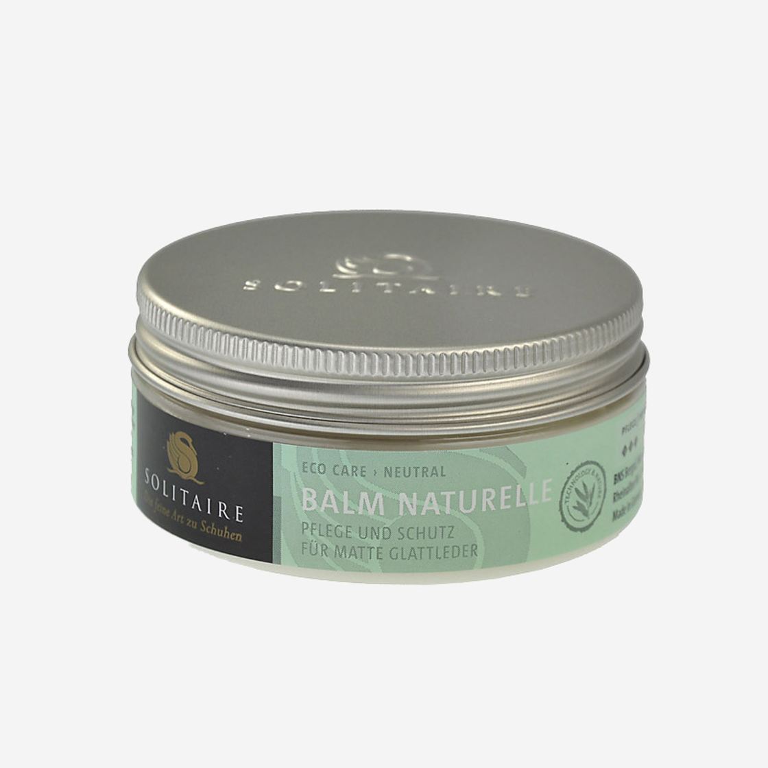 Solitaire Balm Naturelle Lederfett - Weiss - Draufsicht