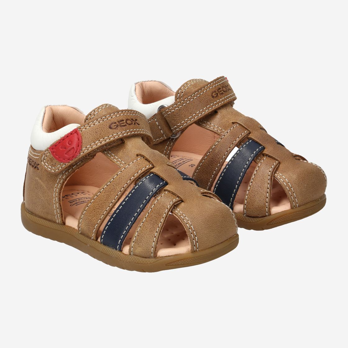 Geox SANDAL MACCHIA - Braun - Seitenansicht