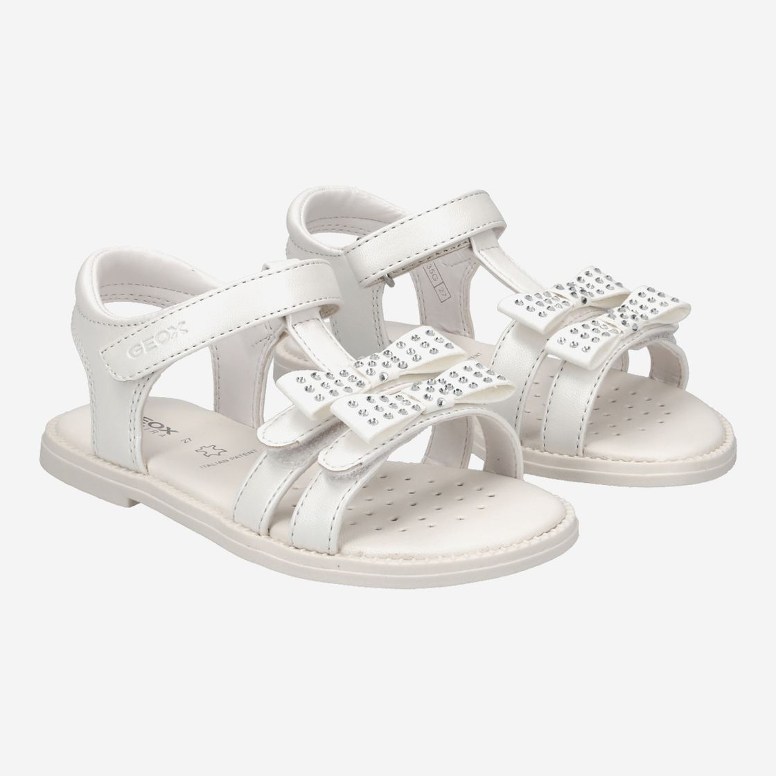 Geox SANDAL KARLY - Weiß - Seitenansicht