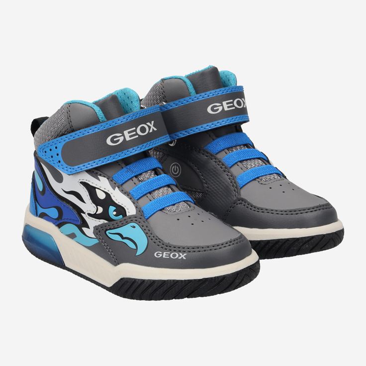 Geox INEK - Blau, kombiniert - Seitenansicht