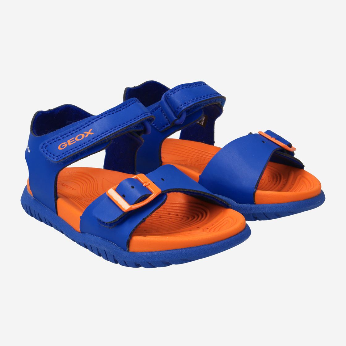 Geox SANDAL FUSBETTO - Blau - Seitenansicht