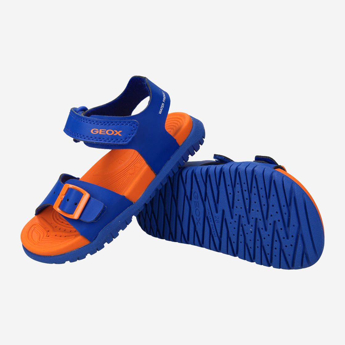 Geox SANDAL FUSBETTO - Blau - Draufsicht