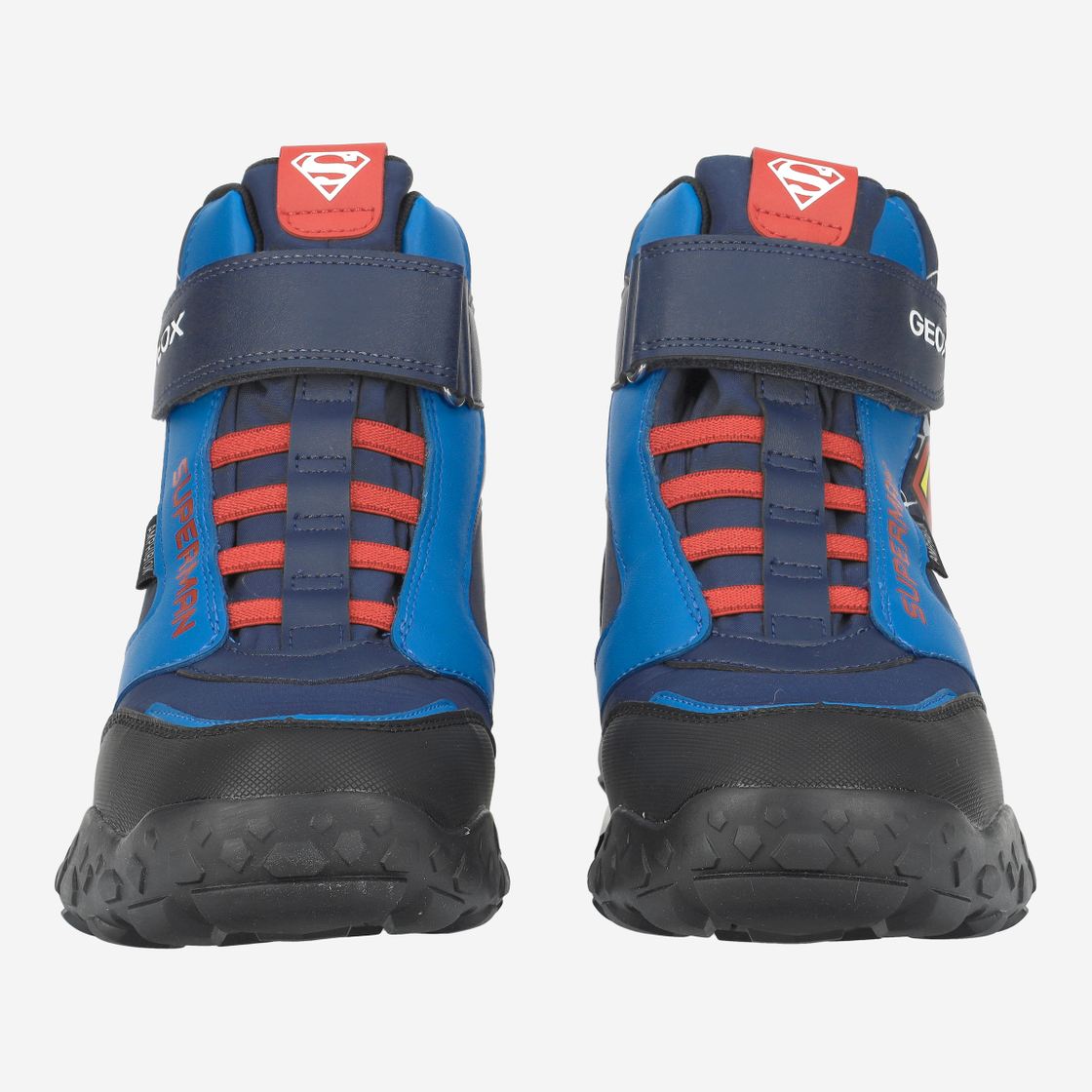 Geox TREKKYUP - Blau, kombiniert - Frontansicht