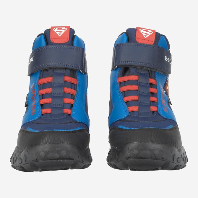 Geox TREKKYUP - Blau, kombiniert - Frontansicht