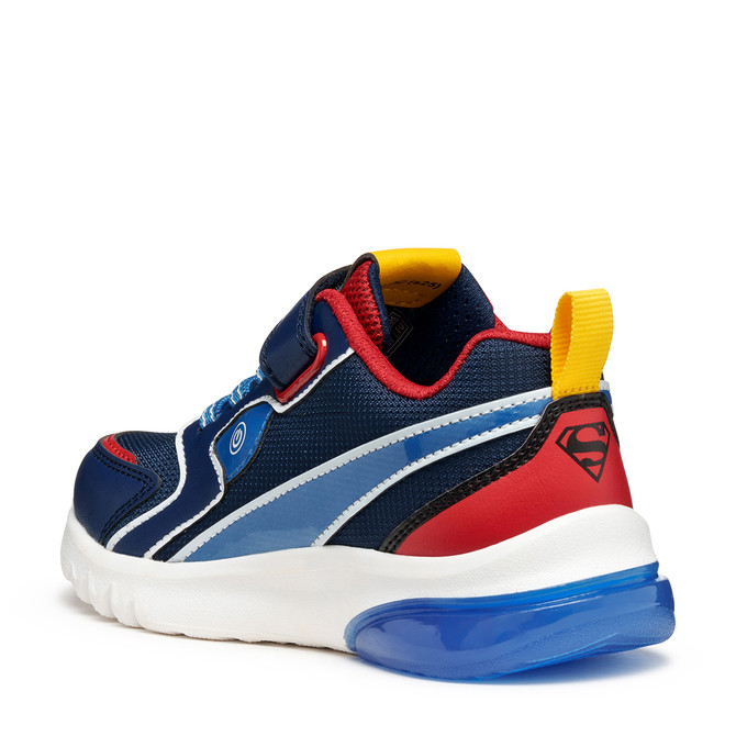 Geox CIBERDRON - Blau, kombiniert - Seitenansicht