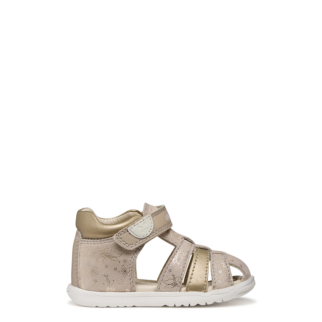 Geox MACCHIA - Beige, metallik - Rückansicht