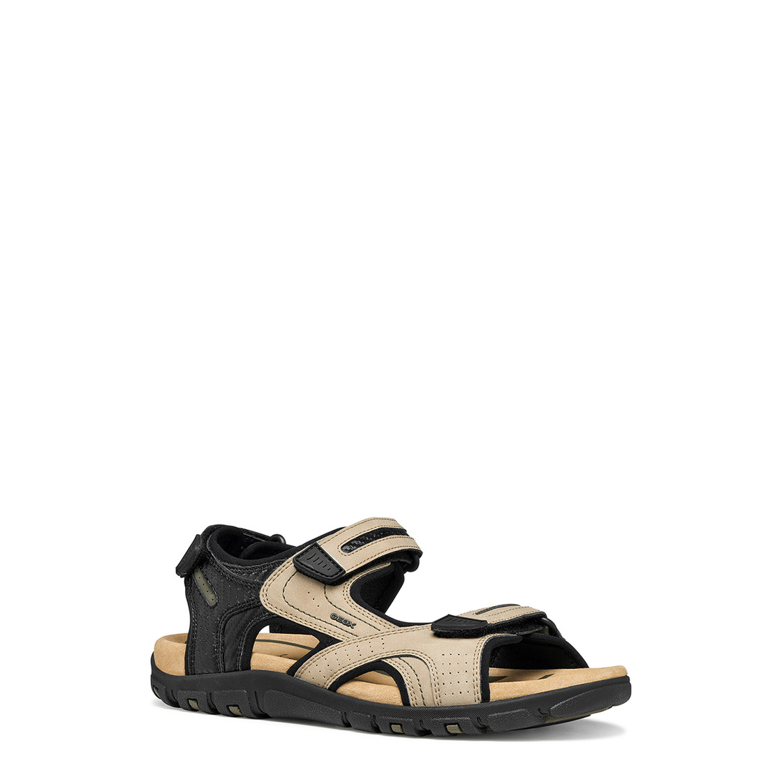 Geox SANDAL STRADA - Beige kombiniert - Frontansicht