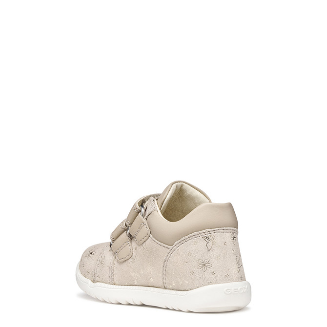 Geox MACCHIA - Beige, metallik - Seitenansicht