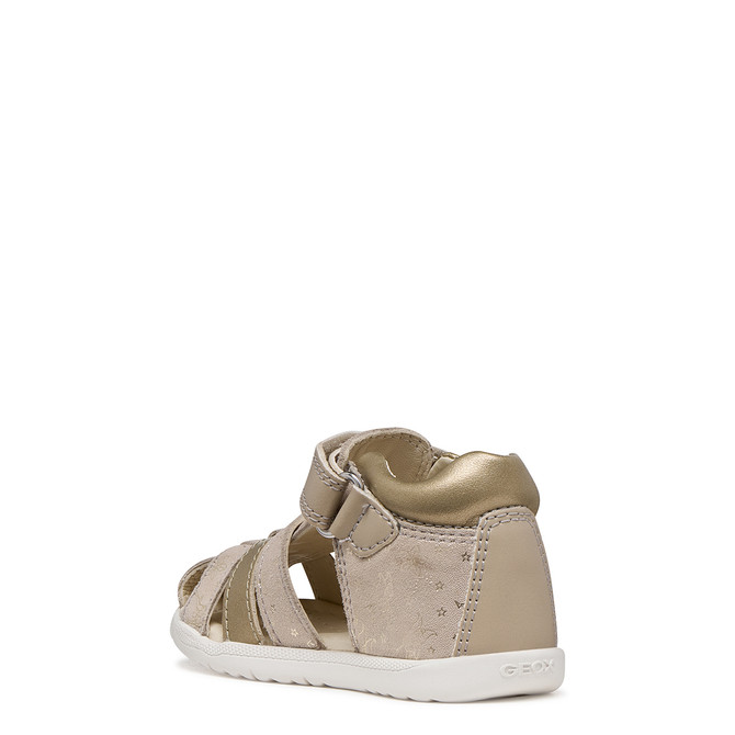 Geox MACCHIA - Beige, metallik - Seitenansicht