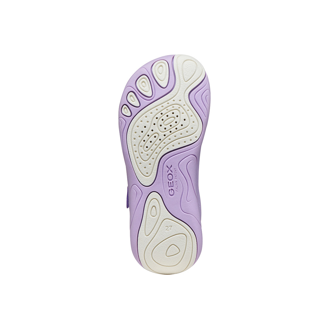 Geox FOOT-RUN - Lila - Draufsicht